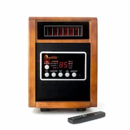 Dr. Heater 1500W Hybrid Space Heater w/ Humidifier & Fan, 120V, Walnut