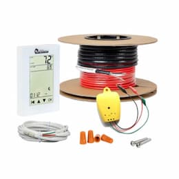 1200W Radiant Floor Heating Cable Kit, 100 Sq. Ft, 120V
