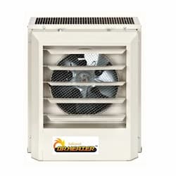 5kW Unit Heater, 17000 BTU/H, 3 Ph, 6A, 480V, Gray