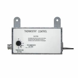 Thermostat Control Box for Shutter/Attic Fans, 10A, 120V