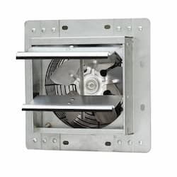 7-in Wall-Mounted Shutter Exhaust Fan, Variable Speed, 120V