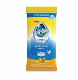 SC Johnson Pledge 7" x 10" Multi-Surface Cleaner Wet Wipes