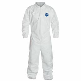 3x-Large White DuPont Tyvek Coveralls