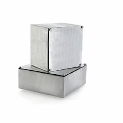 6-in x 10-in Gasketed Screw Cover Box, NEMA 3 & 12, Steel 