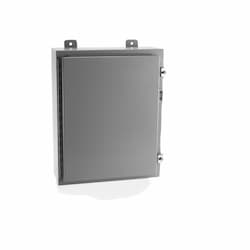 20 x 16-in Single Door Enclosure, NEMA 12, Galvanized Steel