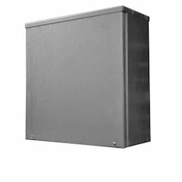 6 x 24-in Rainproof Box, NEMA 3R, Galvanized Steel, Painted