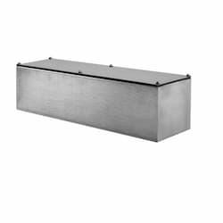 24 x 6-in Gasketed Screw Cover Wiring Trough, NEMA 3 & 12, Steel 