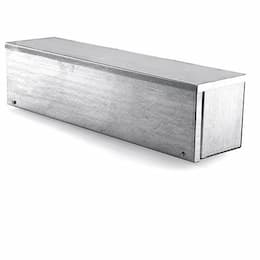 24 x 8-in Wiring Trough, NEMA 3R, Rainproof, Steel, Painted