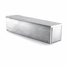 36 x 4-in Screw Cover Wiring Trough, Galvanized, Rainproof, NEMA 3R