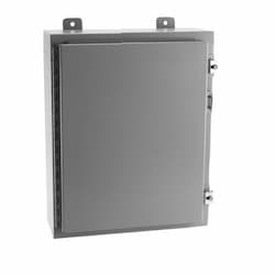 3x1 Single Door Hinged Cover Enclosure w/ Clamps, NEMA 12