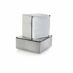4 x 4-in Screw Cover Gasketed Box, Galvanized, NEMA 3 & 12, Painted