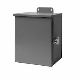 6 x 4-in Small Hinged Cover Enclosure, NEMA 3R, Galvanized Steel