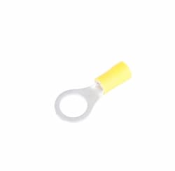 3/8" Stud Vinyl-Insulated Yellow Ring Terminals