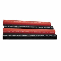 12-in Heavy Wall Heat Shrink Tubing, .750-.220, 8-1 AWG, Red, Bulk