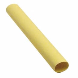 500.ft Spool Thin Wall Heat Shrink Tubing, .125-.062, Yellow