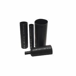 48-in Dual Wall Heat Shrink Tubing, HR, .225-.050, 28-12 AWG, Black