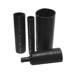 .047" High-Ratio Dual Wall Heat Shrink Tubing, 4:1 Ratio, 48-in, Black