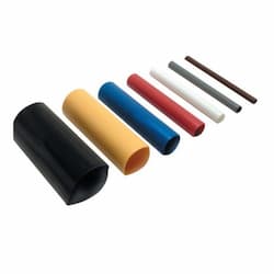 12-in Dual Wall Heat Shrink Tubing, 1.25-.416, 1-250MCM, Red