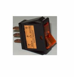 20 Amp Illuminated Amber Glow Rocker Switch