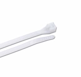 6" White Nylon Cable Ties 