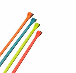 8-in Cable Tie, 75lb, Neon Assortment