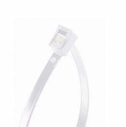 11" White Self-Cutting Cable Ties