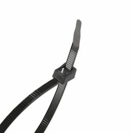 11" White Self-Cutting Cable Ties