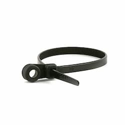 14-In Mounting Cable Ties, 50 lbs, Black