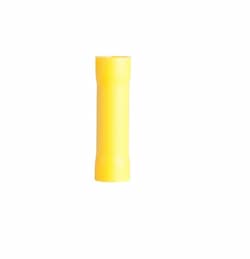 #12-10 AWG Yellow PVC Butt Splices