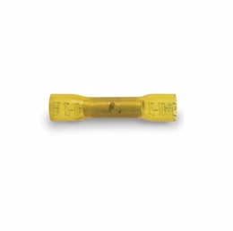 #12-10 AWG Yellow Heat Shrink Butt Splices