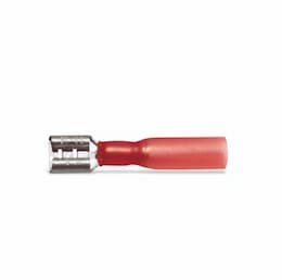 #22-18 AWG Red Waterproof Female Ring Terminals 