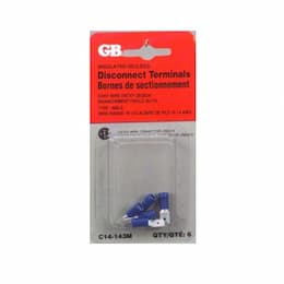 Gardner Bender 16-14 AWG Male Disconnect, Blue 