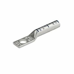 Compression Lug w/o Sight, Long Barrel, 1 Hole, 3/8-in, #1 AWG