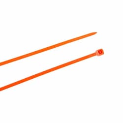 6-in Cable Tie, 18 lb, Fluorescent Orange