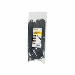 11-in Heavy Duty Cable Ties, 120lb, UV Black