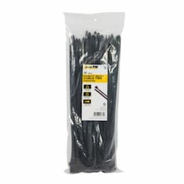 14-in Heavy Duty Cable Ties, 120lb, UV Black