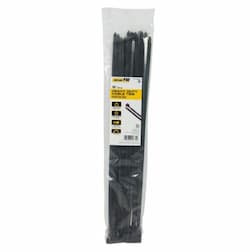 18-in Heavy Duty Cable Ties, 120lb, UV Black