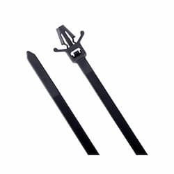 8-in Push Mount Cable Tie, 50lb, UV Black