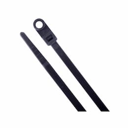 15-in Screw Mount Cable Tie, 50lb, Black