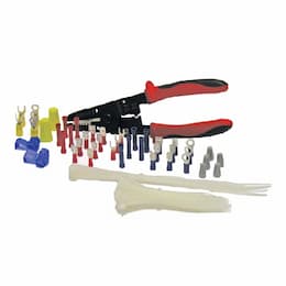 Terminal & Crimping Tool Kit, 100 Piece