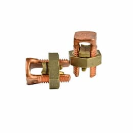 2 AWG Copper Split Bolt Connector, 2 Pack, Display