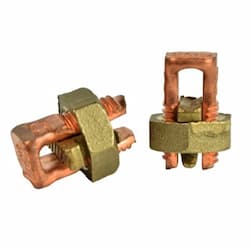 4 AWG Copper Split Bolt Connector, 2 Pack, Display