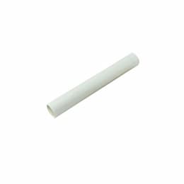 3-in Heat Shrink Tubing, 1/4 to 1/8-in Diameter, White