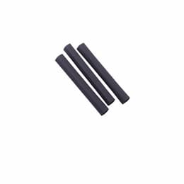 3-in Heat Shrink Tubing, 3/8 to 3/16-in Diameter, Black