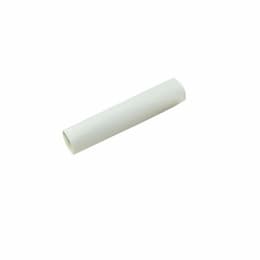 3-in Heat Shrink Tubing, 1/2 to 1/4-in Diameter, White