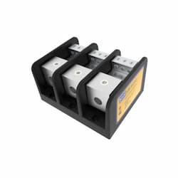 Power Distribution Block, 3 Pole, 2/0-12 & 4-14 AWG