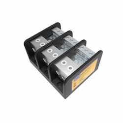 Power Distribution Block, 3 Pole, 2/0-12 & 2-14 AWG