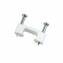 0.5-in Plastic Masonry Staple, White