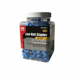 0.18-in Poly Data Cable Staple, Blue