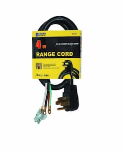 4 ft Black SRDT 6/2 & 8/2 Range Cords